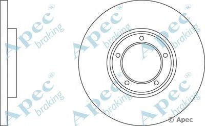 APEC BRAKING dsk620 -  Тормозной диск